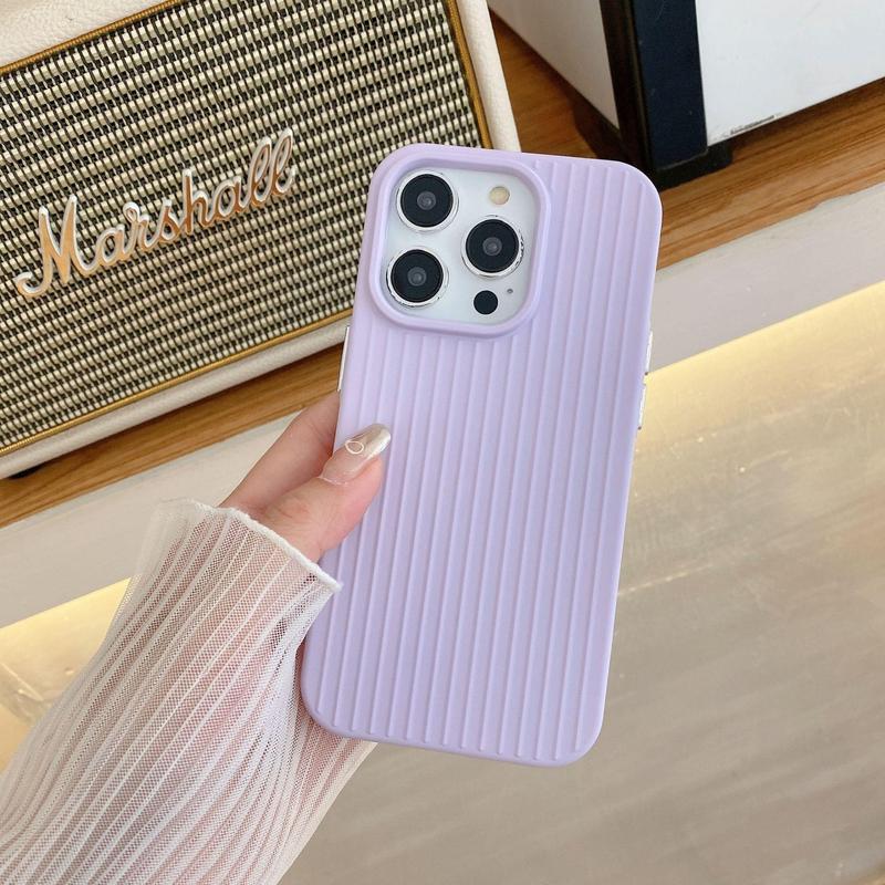 Solid Color Phone Case, Fashionable Anti-drop Phone Protective Cover, Phone Accessories Compatible with iPhone 15 14 13 12 Pro Max