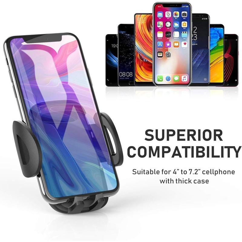 Cup Car Phone Holder for Car, Car Cup Holder Phone Mount, Universal Adjustable Gooseneck Cup Holder Cradle Car Mount for Cell Phone iPhone,Samsung,Huawei,LG, Sony, Nokia Cellphone Smartphone Stand