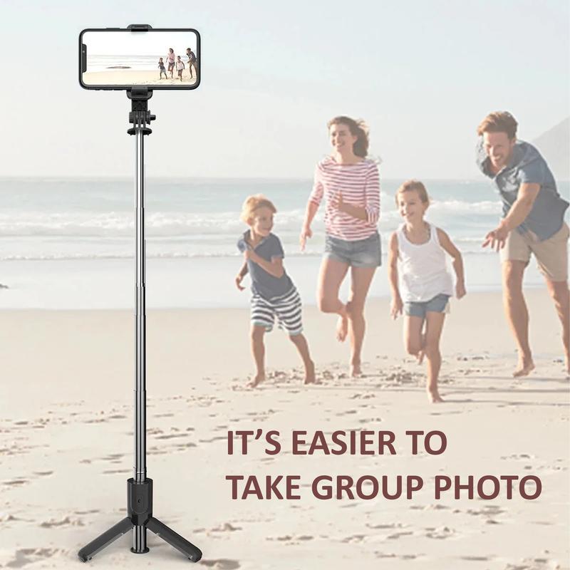 Smartphone Tripod | Tripod for iPhone & Selfie Stick with Cellphone Mount and Remote | Upgraded, Stable, and Portable for Android & iPhone 16 15 14 13