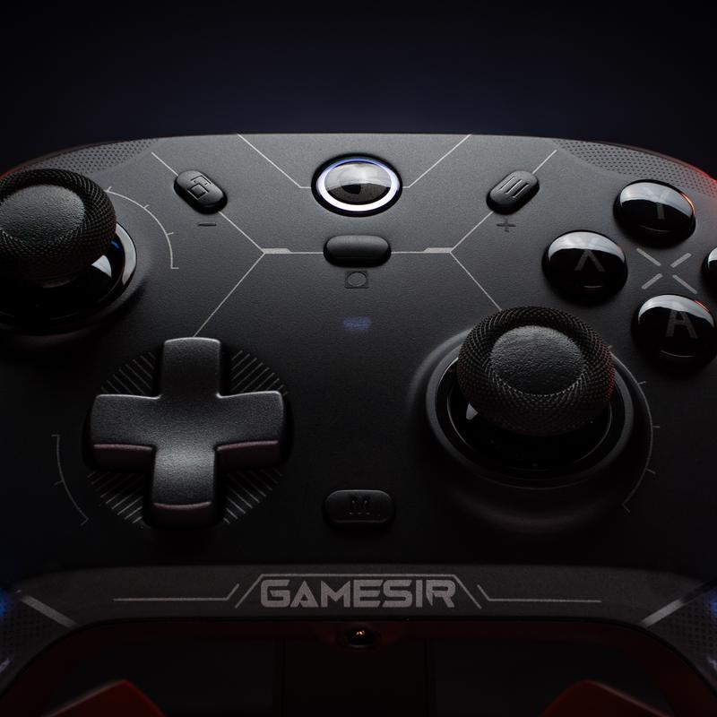 GameSir Cyclone 2 Wireless Controller for PC Switch iOS Android with Mag-Res TMR Sticks, Hall Effect Triggers, RGB Lighting, 6-Axis Gyro