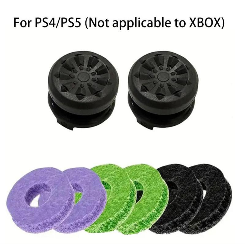 Silicone Aim Assist Rings For PS4 Controller PS5 Controller Switch Pro Controller, Not applicable to XBOX, Enhanced Grip Precision Control With Bonus Performance Thumbsticks, Controller Accessories