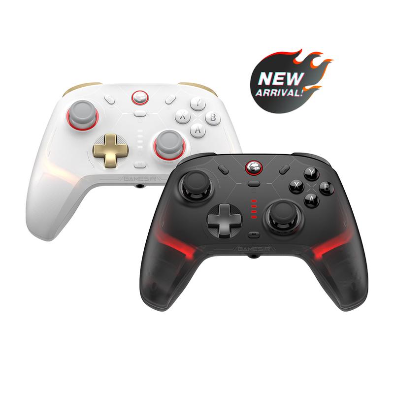 GameSir Cyclone 2 Wireless Controller for PC Switch iOS Android with Mag-Res TMR Sticks, Hall Effect Triggers, RGB Lighting, 6-Axis Gyro