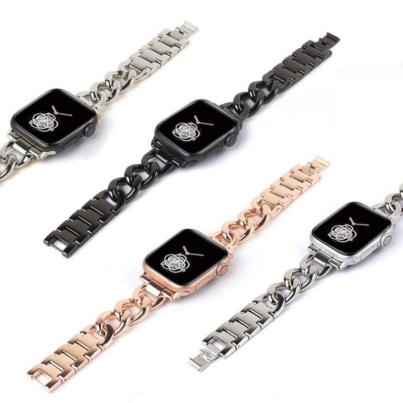 Solid Color Watch Band, 1 Count Fashionable Watch Band for iWatch Series 9 8 7 6 5 SE 4 3 2 Ultra 2, Smart Watch Accessories