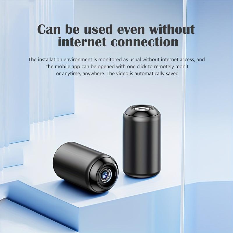 Mini HD WiFi Security Camera with Night Vision, Motion Detection, Easy Install and App Control