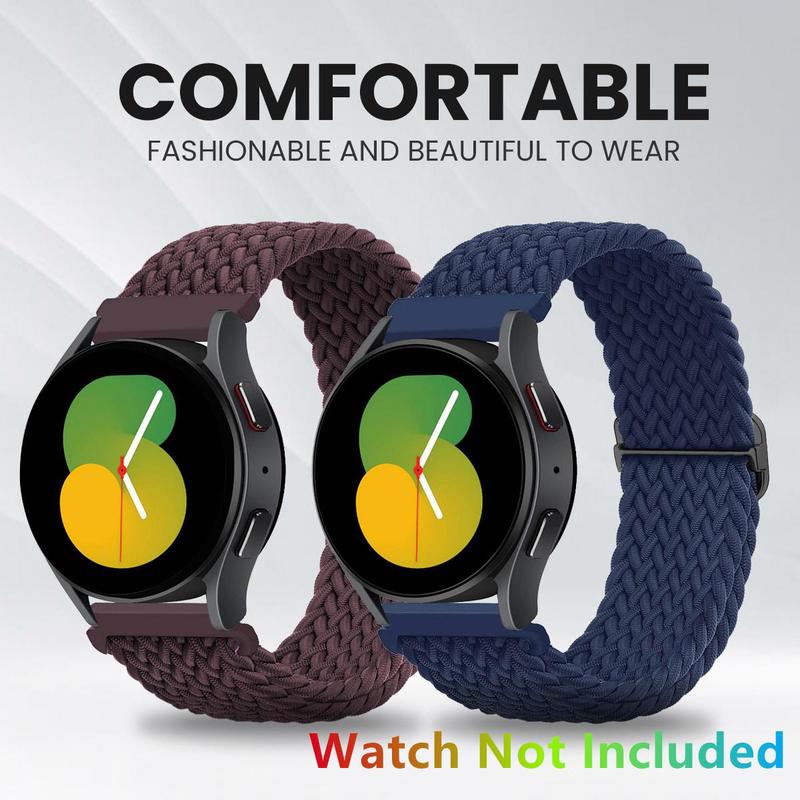 Fashionable Nylon Woven Watch Band (Band Only), Stylish Watch Band for Samsung Galaxy Watch 7 6 5 4, Smart Watch Accessories