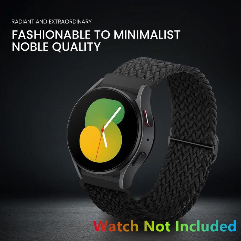 Fashionable Nylon Woven Watch Band (Band Only), Stylish Watch Band for Samsung Galaxy Watch 7 6 5 4, Smart Watch Accessories