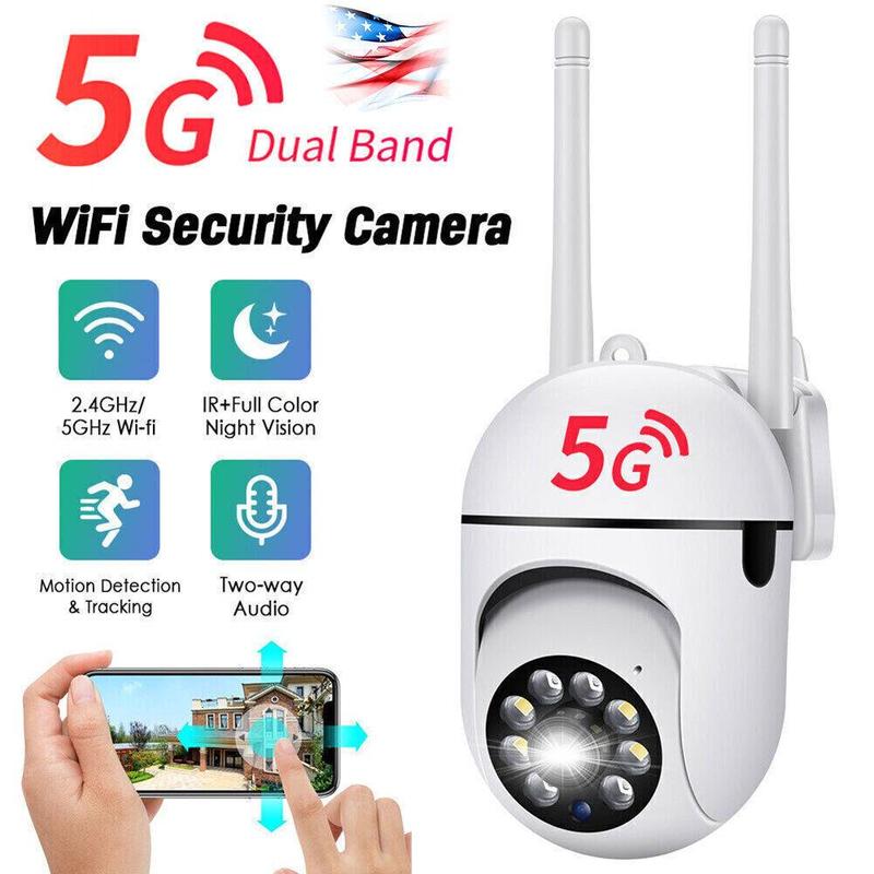 Wireless 360° Surveillance Camera, Automatic Cruise, Human Tracking, Infrared Night Vision, 24H Loop Video, Real-time View, HD Quality