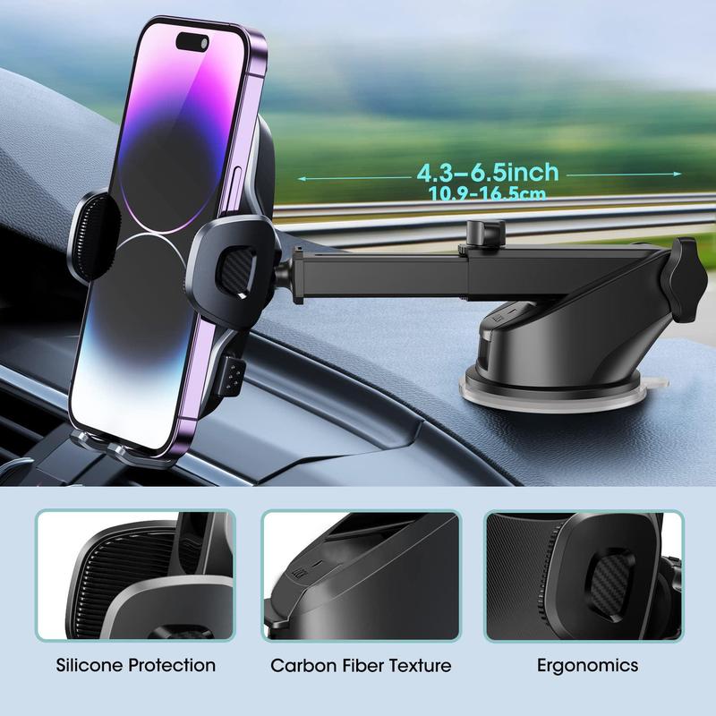 Car Air Vent Phone Holder for Summer Gift, Adjustable Car Phone Stand, Phone Stand for Dashboard, Tablet, 1 Count Universal Car Phone Holder Mount for iPhone Samsung, Phone Accessories