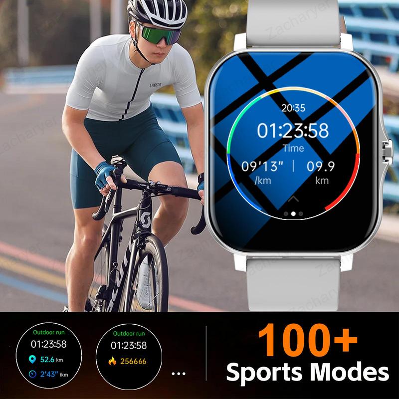 Multifunctional Smart Watch, Fashionable Digital Watch with Heart Rate Monitoring & Sleep Tracking, Sports Watch for Women & Men