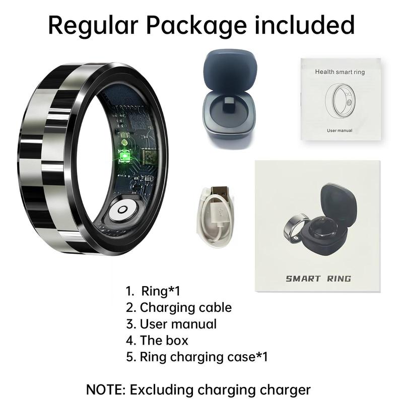 Smart Ring, 1 Count Gesture Control Smart Ring with Sleep & Step Monitoring, Waterproof Bluetooth-compatible Smart Ring, Health Fitness Tracker for Men & Women, Health Monitor