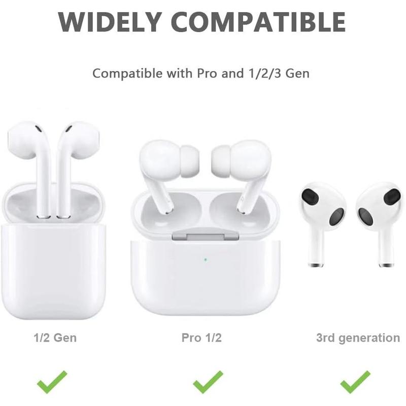 Ear Hooks Compatible with Apple AirPod All Models [Multi-dimensional adjustable] Holder Accessories for Ear Buds Pro Earphones Headset Headphones