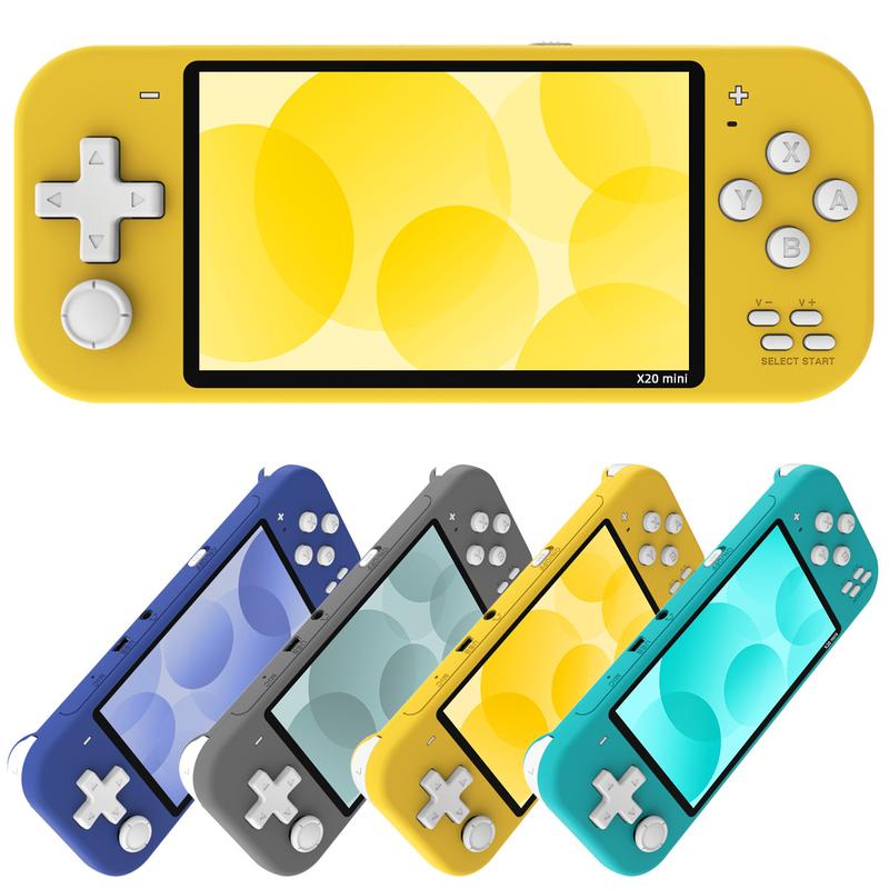 X20 Handheld Game Console with Pre-load 2000+ Games, Portable Video Games Support HDMI Output & Double Player, Classic Arcade Retro Game, Birthday Present for Kids Teens,Classic Arcade Retro Game Player Gameboy Gift Present (4.3