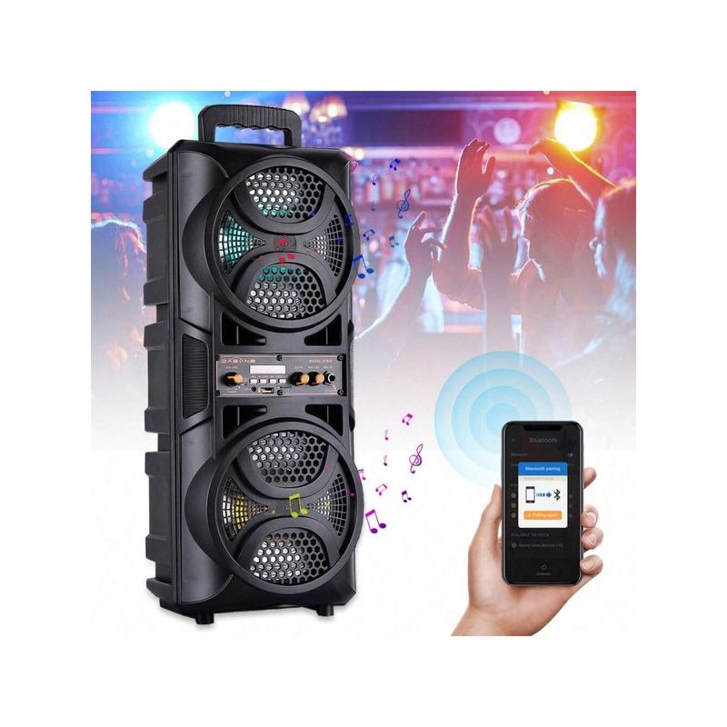 3000W Portable Bluetooth Speaker Sub Woofer Heavy Bass Sound System Party+Remote