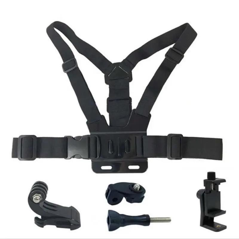 Outdoor Cycling Mobile Phone Chest Mount Harness Strap Holder, Phone Chest Mount Harness Strap Bracket, Universal Cell Phone Chest Mount for Outdoor Sports