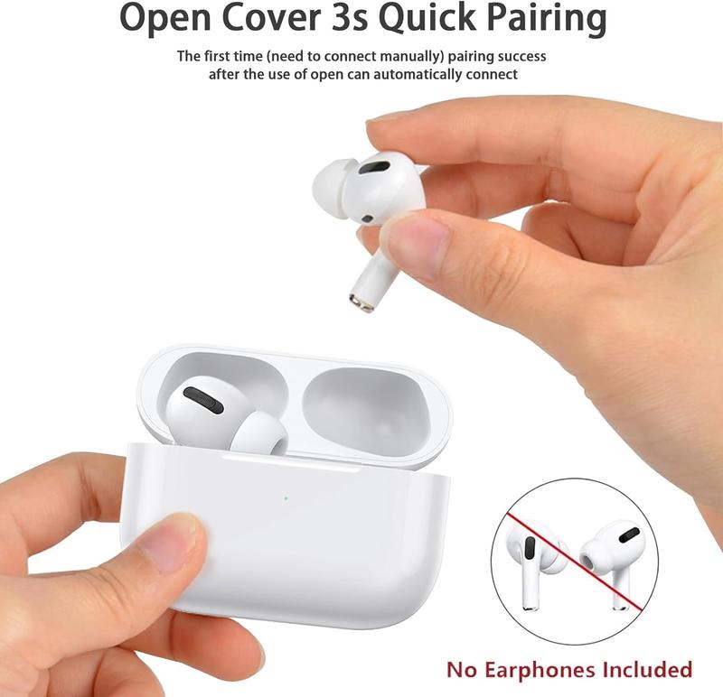 Wireless Charging Box for AirPods Pro, Replacement Case with Bluetooth Pairing Button for 1st & 2nd Generation