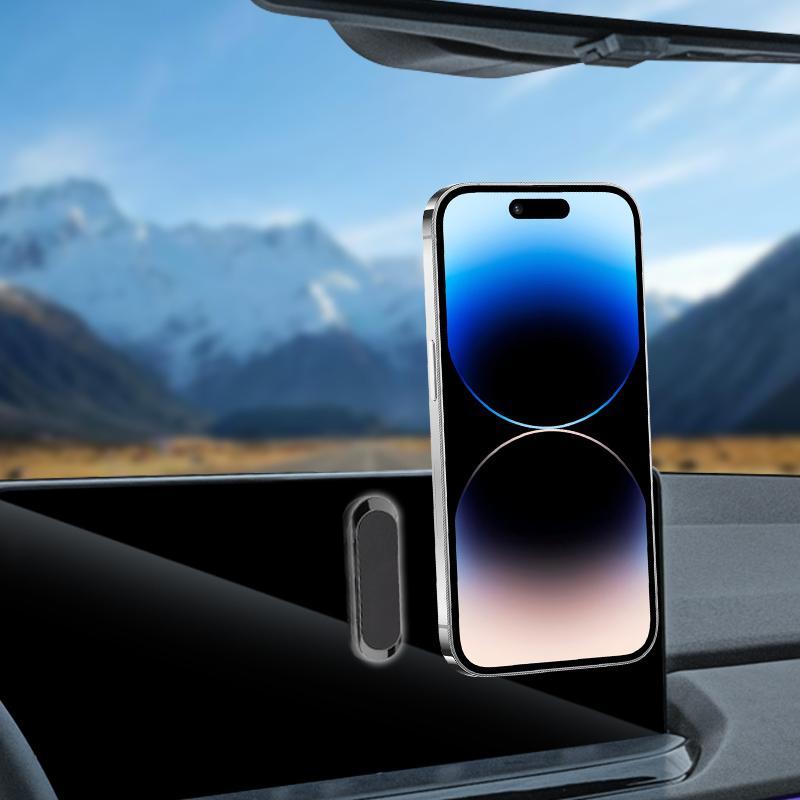 Magnetic Car Phone Holder, Mini Magnetic Car Phone Holder, Universal Car Interior Accessories for Most Smartphones