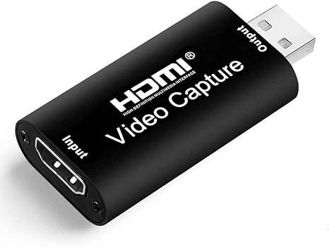 HDMI to USB Video Capture Card 1080P Recorder Video 4K HDMI Video Capture Card, Cam Link Card Game Audio Capture Adapter HDMI to USB 2.0 Record Capture Device for Streaming, Live Broadcasting, Video Conference, Teaching, Gaming, PS4, Xbox One, PC