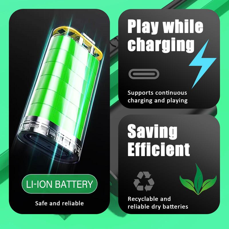 Rechargeable Battery Pack with Type-C to Micro USB Charging Cable, Controller Battery Pack for Xbox One XBX XBS XBSX