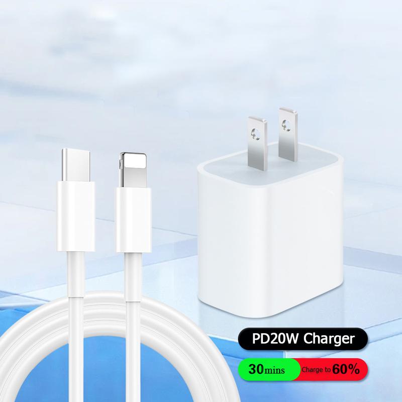 A partner of iPhone 16 outdoor goods  Essential Christmas Gifts   2pcs Charger Block 20W PD Power Adapter Cube Plug For iPhone ipad Android iphone charger fast charging ，A partner of iPhone 16，Home goods，Essential Christmas Gifts