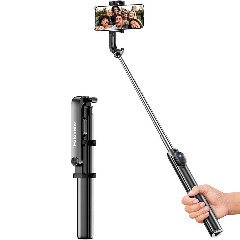 67‘’ Selfie Stick Tripod, Phone Tripod with Wireless Remote Control, Portable Selfie Stick Tripod for Photograph, Live Streaming, Video Recording, Compatible with All Cell Phones