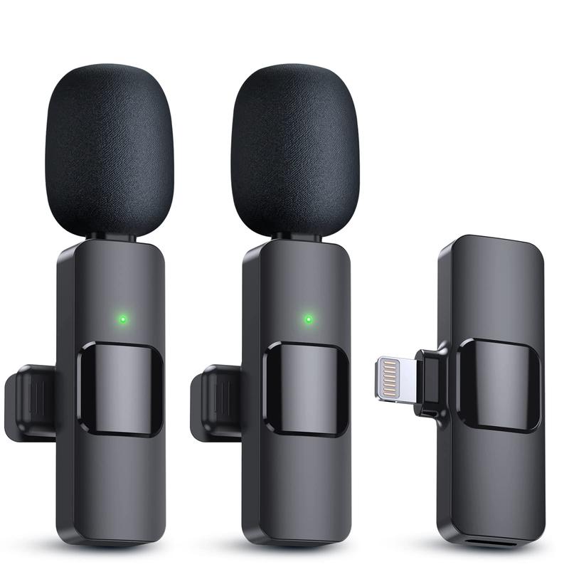 Portable Wireless Lavalier Microphone,Crystal Clear Clarity: Lavalier Microphone for Versatile Audio Recording