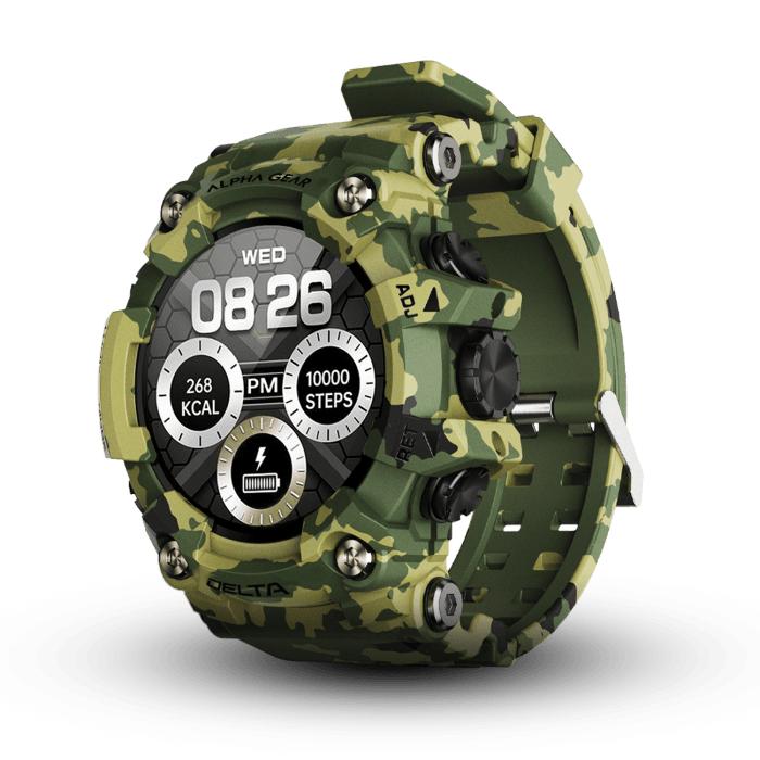 DELTA SMARTWATCH BY ALPHAGEAR - SHOOCKPROOF, BIGEST SIZE, 21 DAYS OF BATTERY,  PERFECT FOR OUTDOOR!