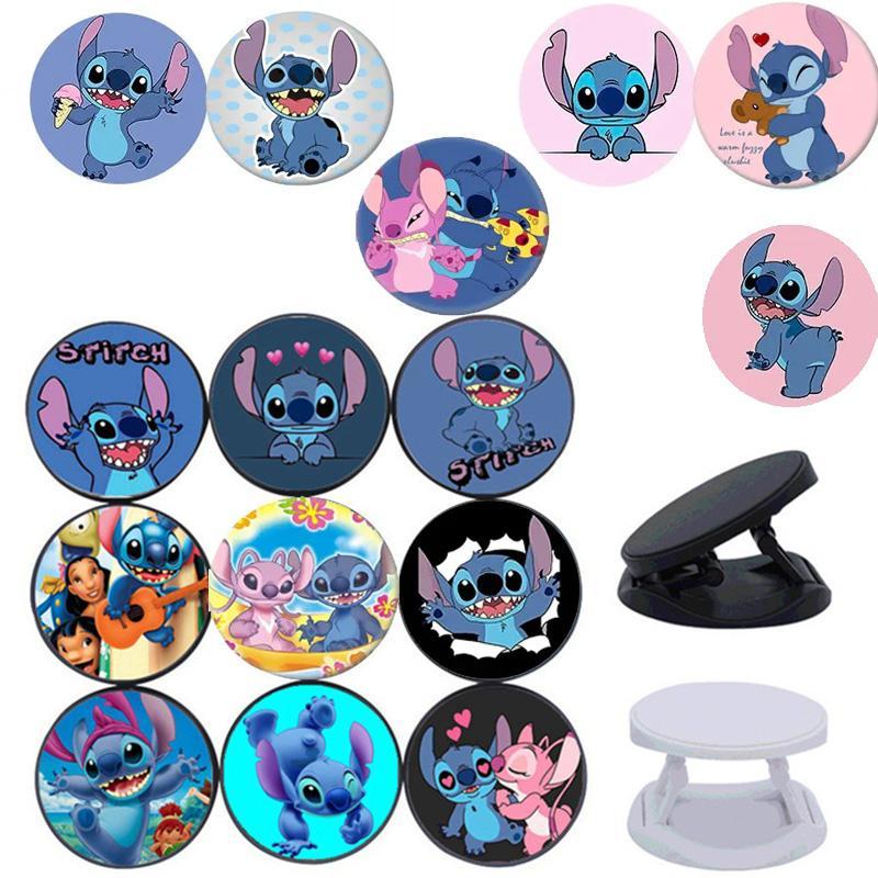 DISNEY Random Pattern Phone Holder, Portable & Foldable Cartoon Design Phone Stand, Universal Phone Accessories for Home Office Travel