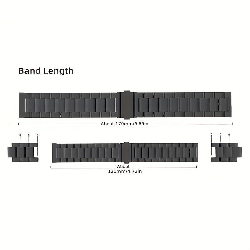 Stainless Steel Watch Band, Watch Band for Samsung Galaxy Watch 3, Watch Band for Samsung Watch 4 Huawei GT2 GTR, Wearable Accessories