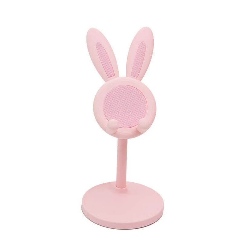 Lucky Rabbit Mobile Phone Holder Can Be Raised and Adjusted Student Desktop Lazy Home Selfie Live Support Shelf Phone Holder