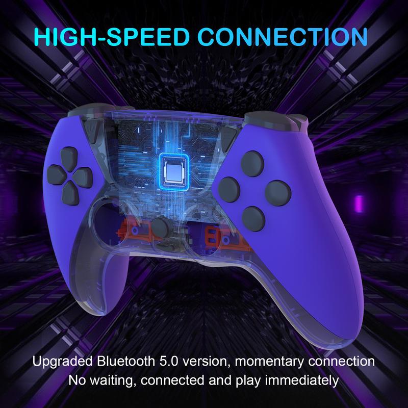 Bluetooth PC Controller for Black Myth: Wukong Fortnite Steam PS4, Features 2 Paddles and Turbo, Elite Wireless Mando with ALPS Precise No Drift Joystick, 1200mAh Battery, Gamepad for Multi-Platform Gaming Accessories for Android IOS Tesla