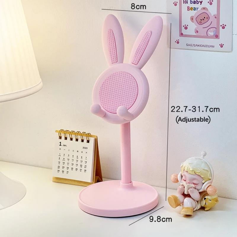 Lucky Rabbit Mobile Phone Holder Can Be Raised and Adjusted Student Desktop Lazy Home Selfie Live Support Shelf Phone Holder