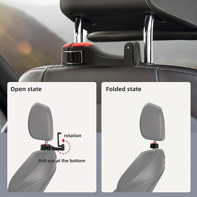 Car Seat Back Phone Holder, Multifunctional Car Seat Back Hook Storage Rack, Universal Car Interior Accessories for Smartphone