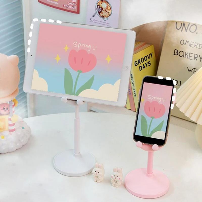 Lucky Rabbit Mobile Phone Holder Can Be Raised and Adjusted Student Desktop Lazy Home Selfie Live Support Shelf Phone Holder