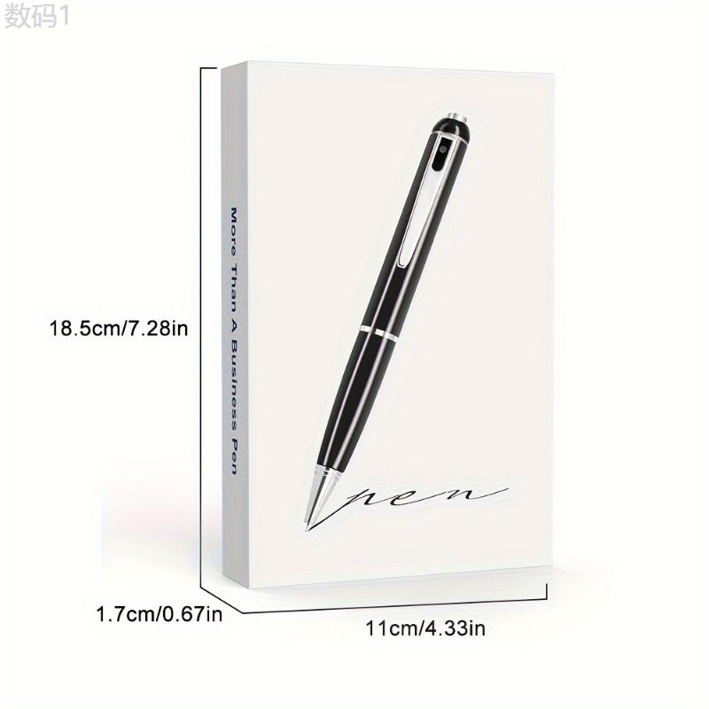 64GB Portable Mini Wearable HD 1080P Pen Camera, Easy To Use For Home Office Meeting Recording, Indoor outdoor Use Nanny Camera Installation Rechargeable Installation Rechargeable