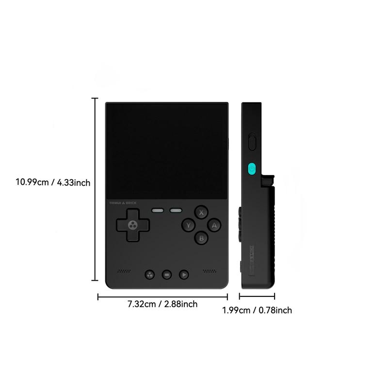 TRIMUI 3.2Inch Handheld Game Console, Rechargeable Retro Video Game Player, Ambient Light RGB Indicator Retro Game Console, Gift