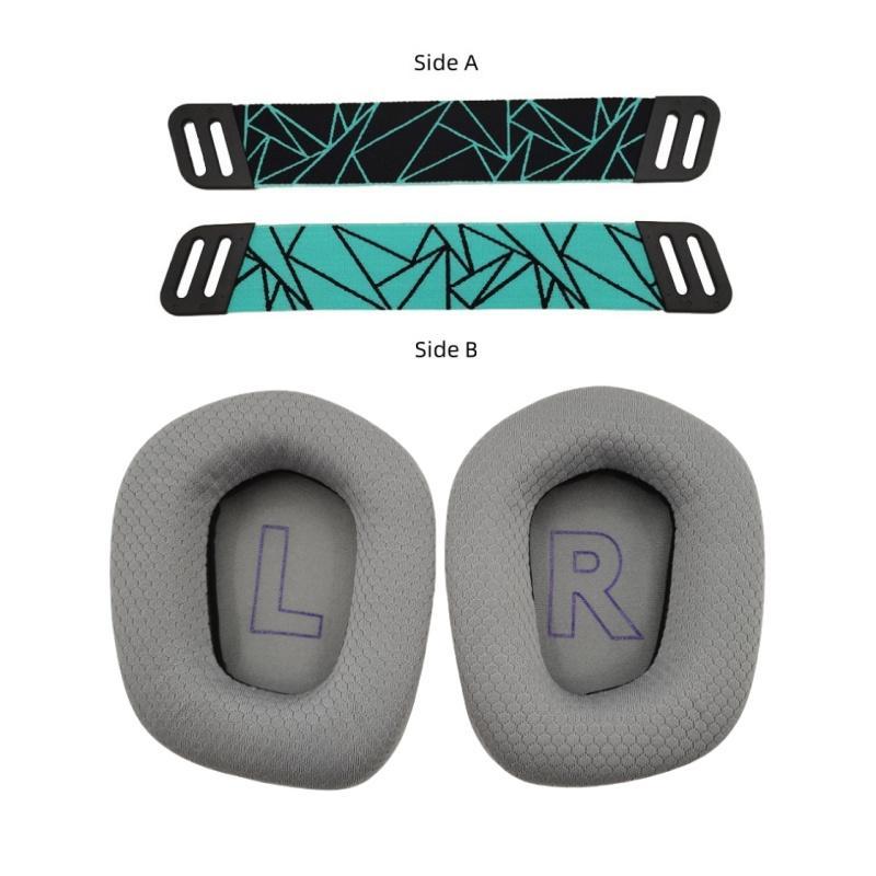 Replacement Earpads & Headband for Logitech G733 G335 Headphone, High Quality Comfortable Sponge Earpads, Headphone Accessories