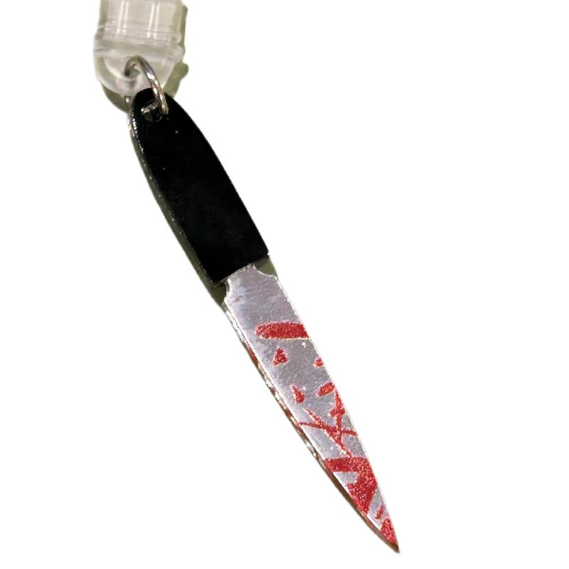 Halloween Bloody Knife Charm Accessory for USB-C Kindle, iphone, Apple products, Cellphone, Accessories Smartphone cell phone kindle charm