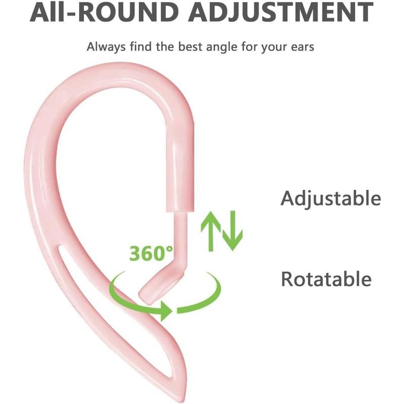 Ear Hooks Compatible with Apple AirPod All Models [Multi-dimensional adjustable] Holder Accessories for Ear Buds Pro Earbuds