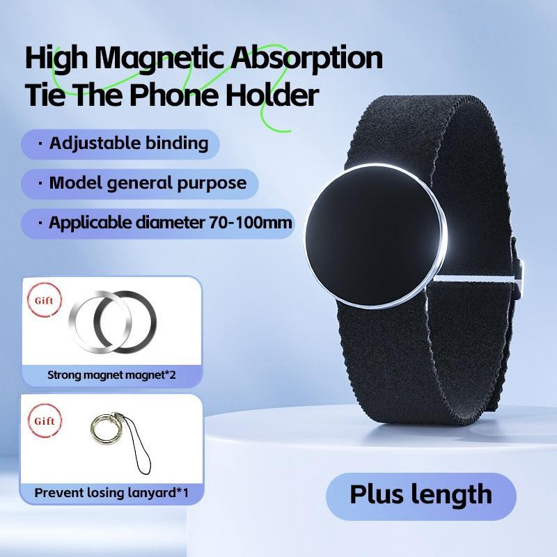 Magnetic Phone Holder, 1 Count Magnetic Phone Holder for Gym Bag, Adjustable Magnetic Phone Holder for iPhone 16 15 13 12, Fitness Accessories