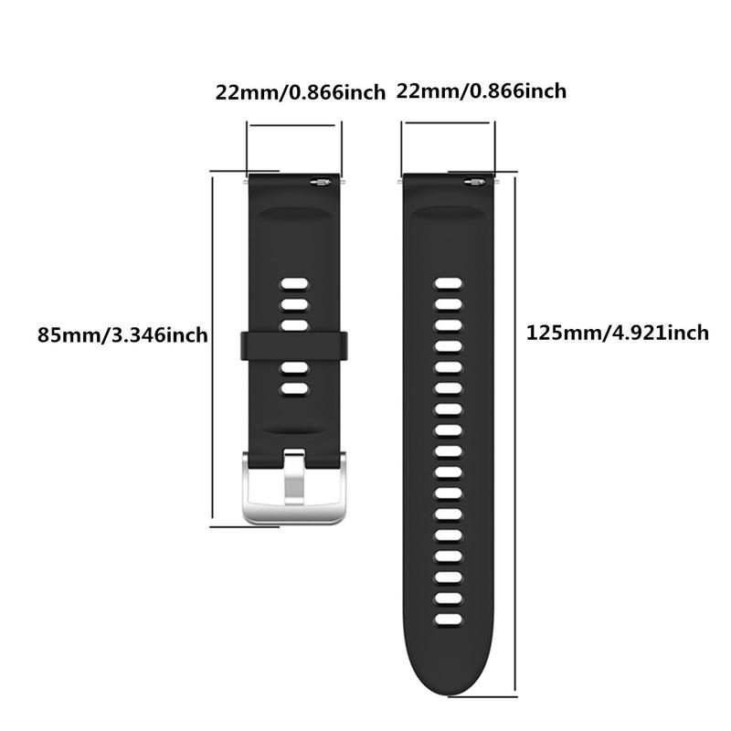 Silicone Watch Band, Sports Watch Band for Xiaomi Watch S3 S2 S1 Pro S1 Active S1 Color2 Sport Color Haylou RT2 LS10 RS4 LS12 GST LS09B RT LS05S, Huawei GT4