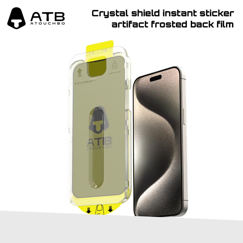 ATB for iphone 15 14 13 12 11 Pro Promax Series Clear PrivacyProtection PhoneFilm-Dust FreeWithout Bubbles Protective Film Freephone case lens sticker