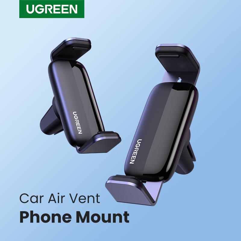 UGREEN Car Vent Phone Mount Air Vent Clip Holder Cell Phone Car Mount Phone Holder Compatible with iPhone 16 15 13 12 Pro Max Mini Plus, iPhone 11 SE XS XR 8 7 6 6S Smartphone Accessories Mobile Stand--Black Friday