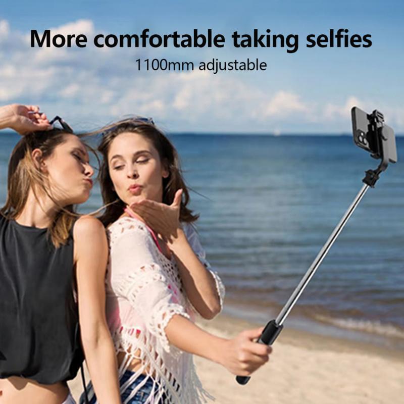 Wireless Selfie Stick Tripod Stand, Extendable Phone Tripod Stand with Remote Control, Phone Accessories for Live Streaming Selfie Photos