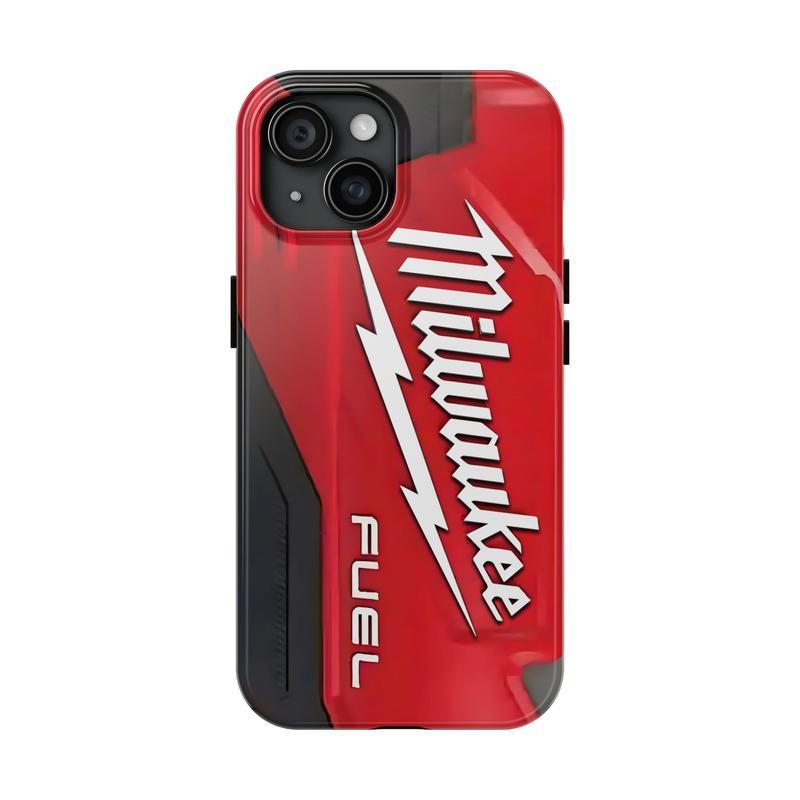 Milwaukee Tool Couple Phone Case, Couple Matching Phone Case, Tough Case iPhone 16 15 14 13 12 11 X XR XS XS MAX 7 8 SE & Samsung