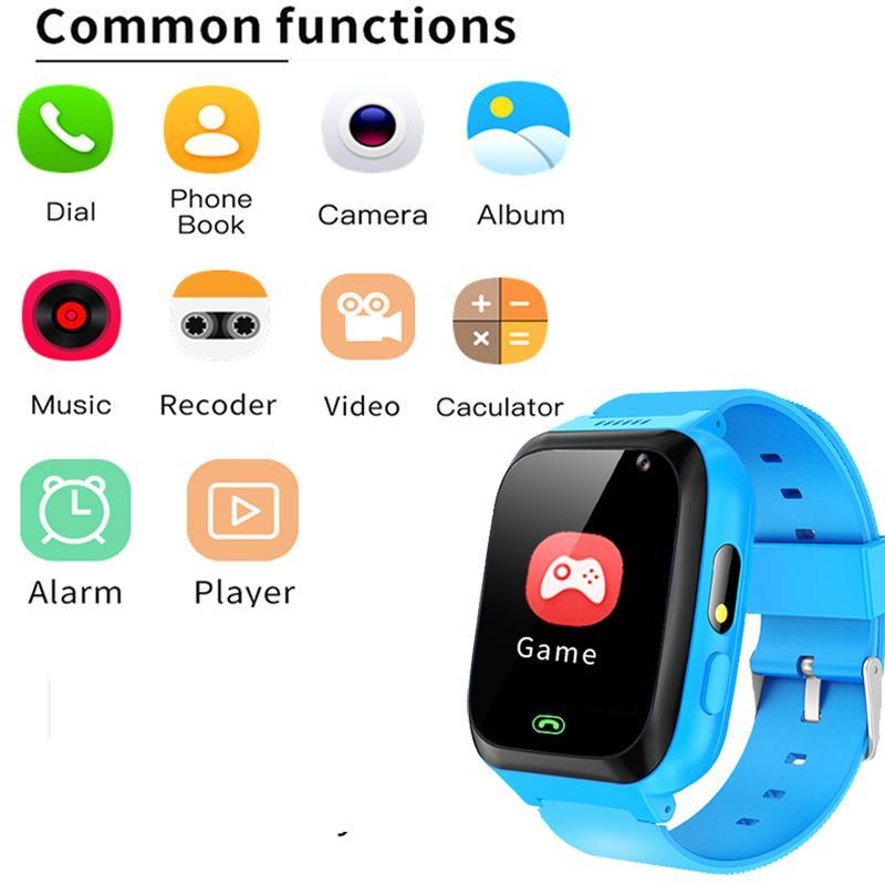 Multifunctional Smart Watch, Fashionable Digital Watch with Games, Touch Screen Smart Watch with Camera & Flashlight & Calculator & Alarm Clock for Boys & Girls