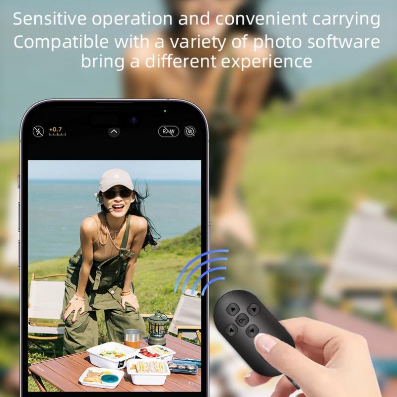 Remote Control, Page Turner for Kindle APP, Bluetooth-compatible Camera Video Recording Remote for iPhone, iPad, iOS, Android