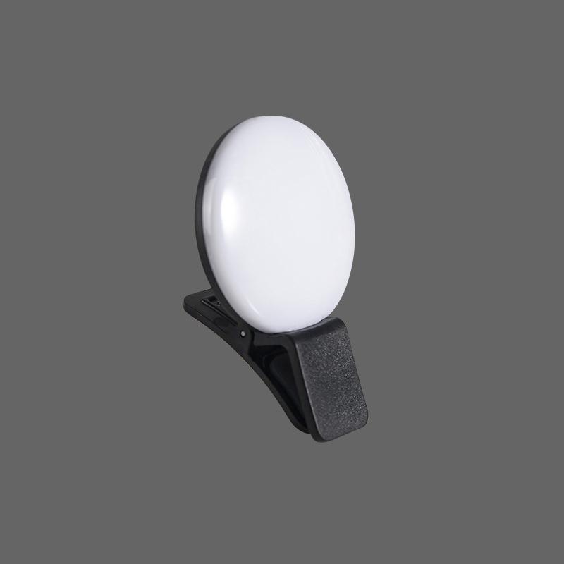 Mini Selfie Ring Light LED Flash Phone Lens Light USB Rechargeable Clip Mobile Mobile Phone Fill Lamp Selfie Lights