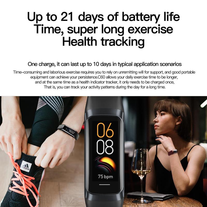 LIGE Waterproof Smart Watch, Multifunctional Smart Watch with Real-time Health Monitoring, Sports Tracking Fashion Smart Watch for Women & Men, Stocking Fillers Gift