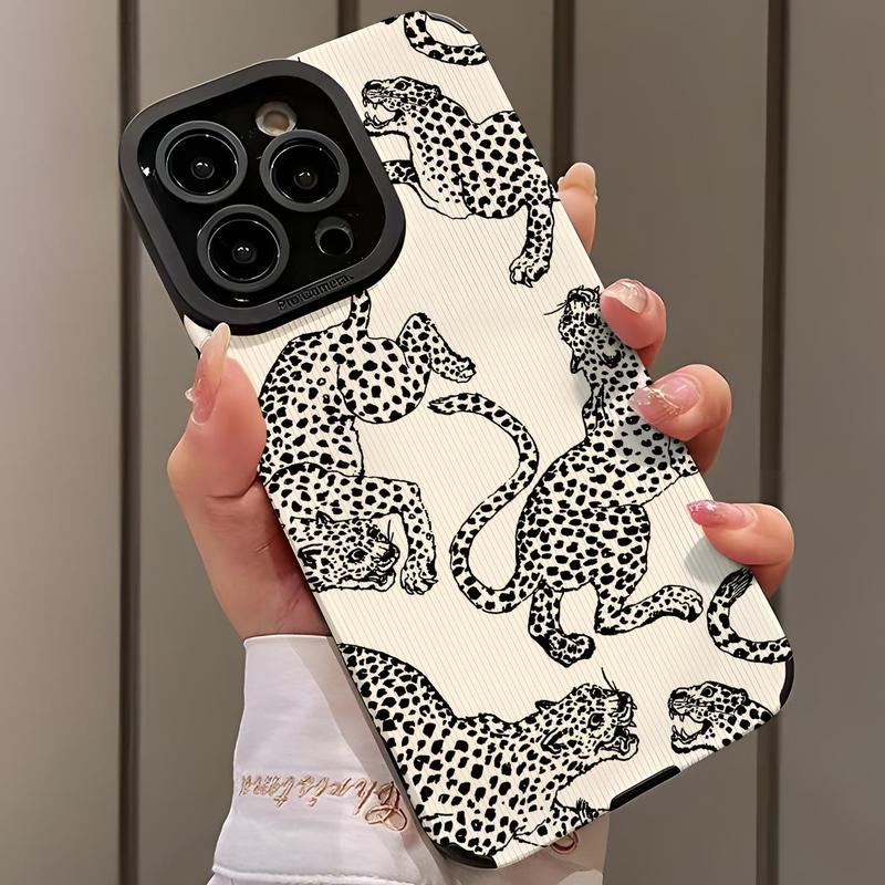 Creative Pattern Smartphone Case, Anti-fall Cellphone Protector Cover, Shockproof Cellphone Protective Case, Smartphone Accessories Compatible with iPhone 15 14 13 12 11 Series