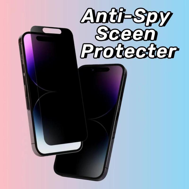 Anti-spy Tempered Glass Screen Protector for Summer, 3 Counts HD Privacy Phone Screen Protectors Protective Film, Phone Screen Glass Film Compatible With iPhone 6 7 8 XR 11 12 13 14 15 Pro Max 15 Plus 16 Series